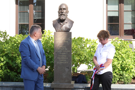 Odkritje kipa dr. Adolfa Obreze 14 Foto Ljubo Vukelič